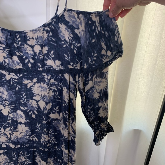 Ralph Lauren Floral High-Low Off Shoulder Dress - Picture 2 of 2